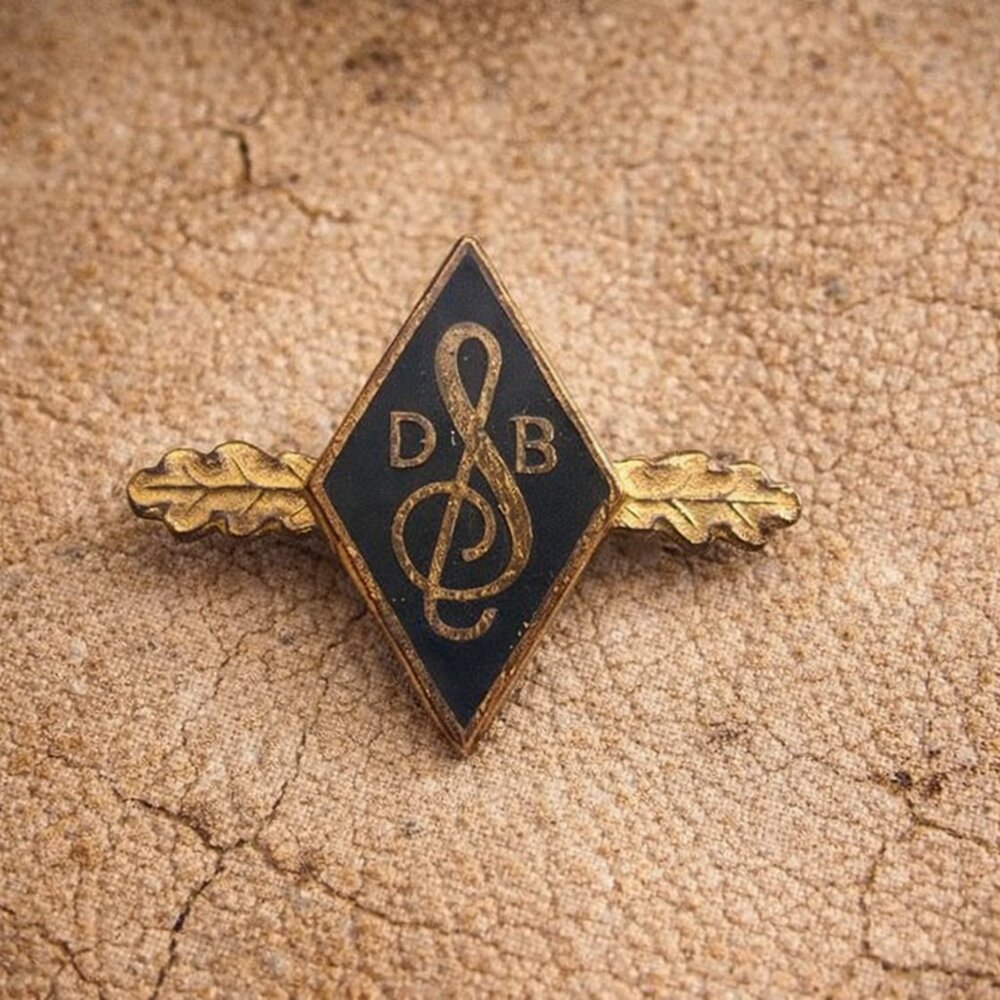 German Singers Association Deutscher Sängerbund Antique Lapel Pin